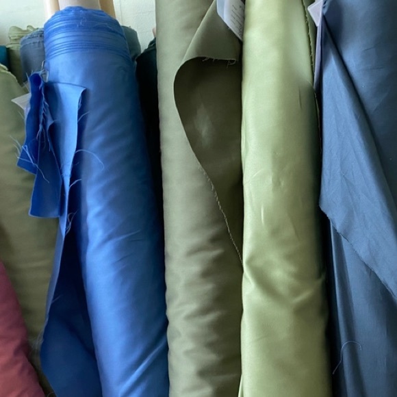 10 yards Cotton Sateen Fabric In cerulan dark blue - Picture 2 of 11